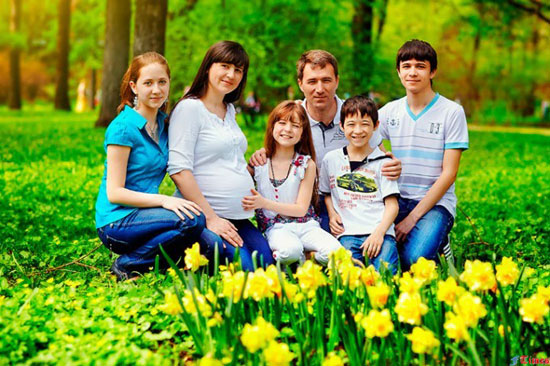 московская многодетная семья