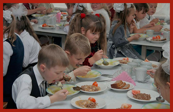 бесплатное питание в школах Санкт-Петербурга